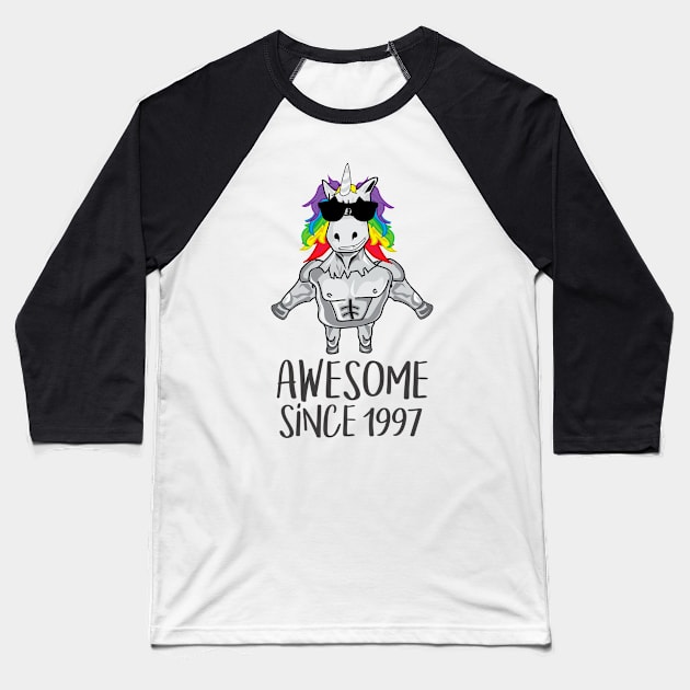 Awesome since 1997 Baseball T-Shirt by hoopoe